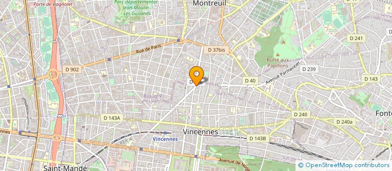 localisation de l'entreprise MONSIEUR FABRICE BELLEGUEULE à VINCENNES