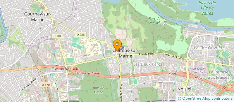 localisation de l'entreprise MONSIEUR FABRICE BENAMIROUCHE à CHAMPS-SUR-MARNE