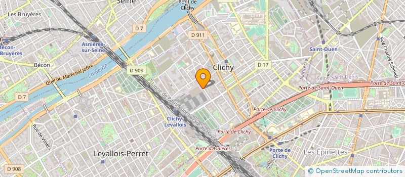 localisation de l'entreprise MONSIEUR FABRICE BENARD-GERMAIN à CLICHY