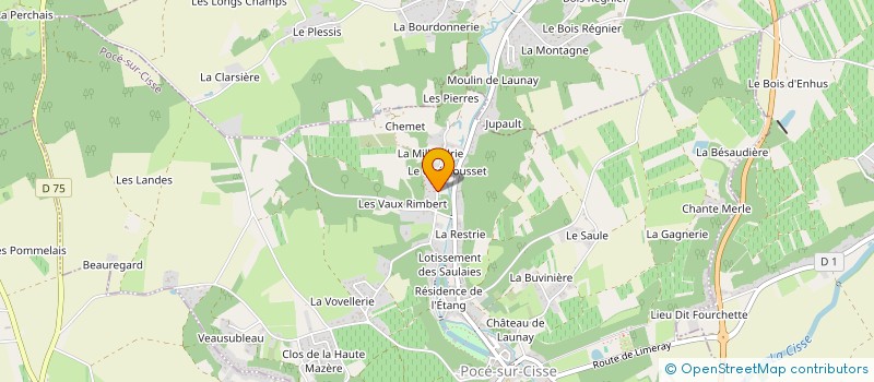 localisation de l'entreprise MONSIEUR FABRICE BENOIT  POCE SUR CISSE