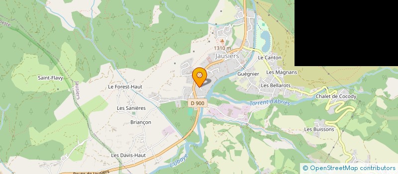 localisation de l'entreprise MONSIEUR FABRICE BERAUD  JAUSIERS