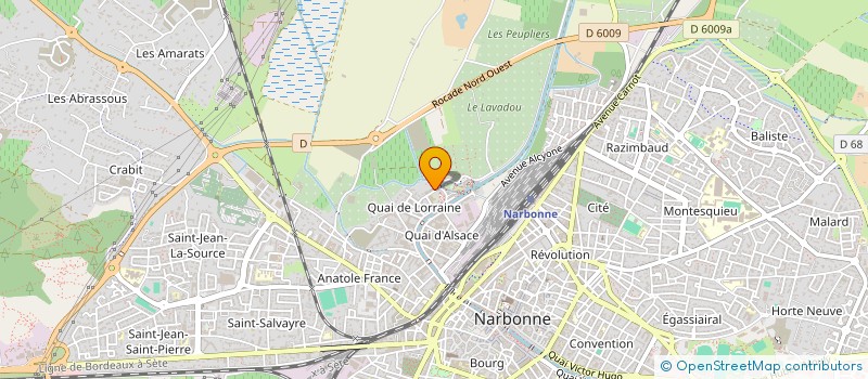 localisation de l'entreprise MONSIEUR FABRICE BERBERES à NARBONNE