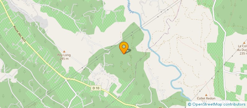 localisation de l'entreprise MONSIEUR FABRICE BERGER  LORGUES