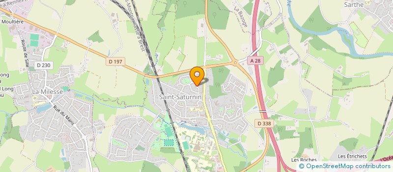 localisation de l'entreprise MONSIEUR FABRICE BERNARD  SAINT-SATURNIN