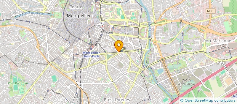 localisation de l'entreprise MONSIEUR FABRICE BERNARD à MONTPELLIER
