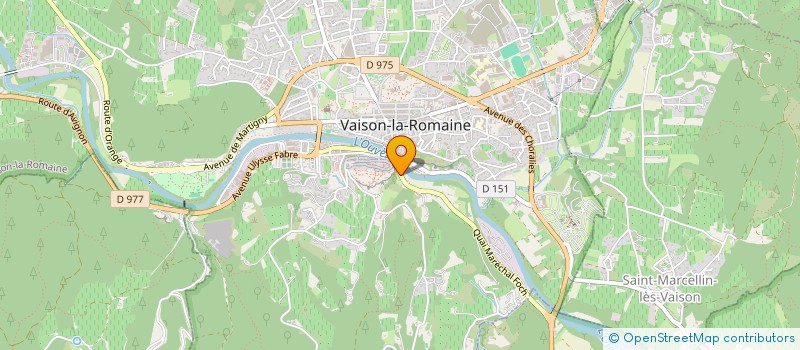 localisation de l'entreprise MONSIEUR FABRICE BERNARD à VAISON-LA-ROMAINE