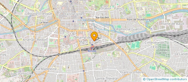localisation de l'entreprise MONSIEUR FABRICE BERNARD  RENNES