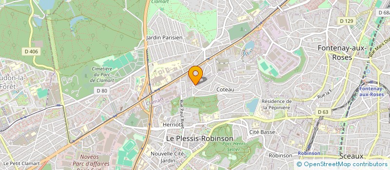 localisation de l'entreprise MONSIEUR FABRICE BERNES à CLAMART