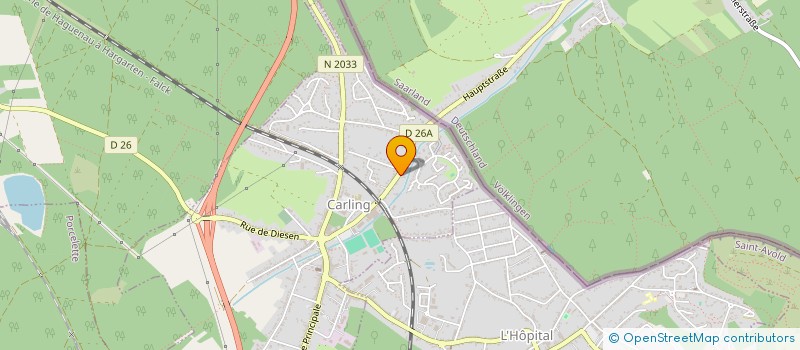 localisation de l'entreprise MONSIEUR FABRICE BERNETTI  CARLING