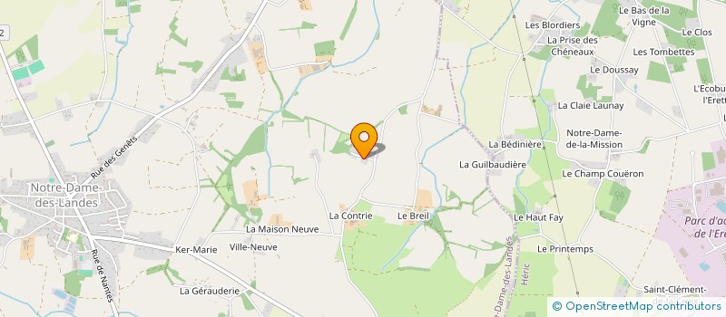localisation de l'entreprise MONSIEUR FABRICE BERNIER à NOTRE-DAME-DES-LANDES