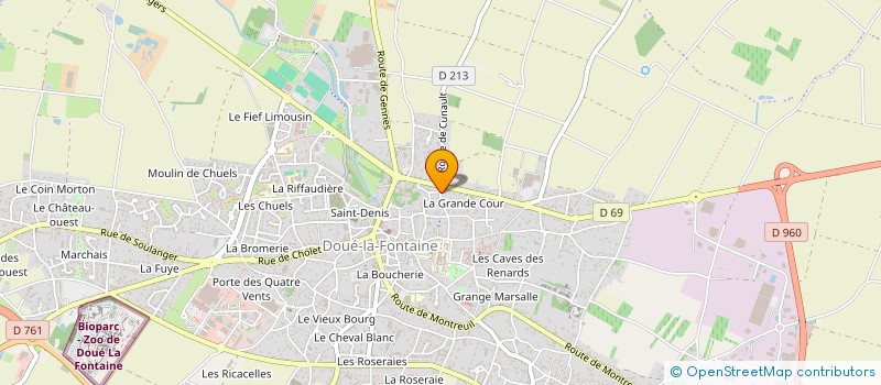 localisation de l'entreprise MONSIEUR FABRICE BERRY  DOUE-EN-ANJOU