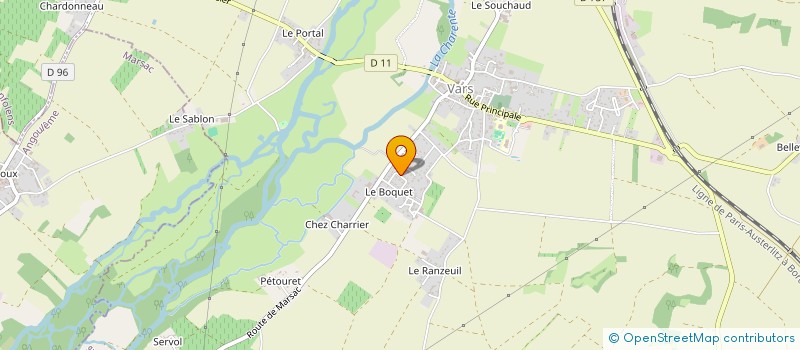 localisation de l'entreprise MONSIEUR FABRICE BERTHELOMET  SAINT-AMANT-DE-BOIXE