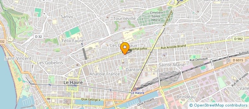 localisation de l'entreprise MONSIEUR FABRICE BERTHIER  LE HAVRE