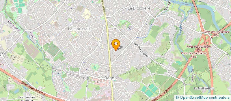 localisation de l'entreprise MONSIEUR FABRICE BERTHO à REZE