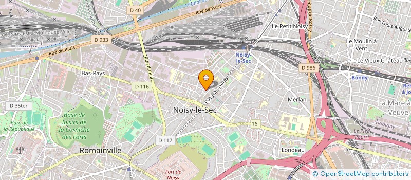 localisation de l'entreprise MONSIEUR FABRICE BERTIN à NOISY-LE-SEC