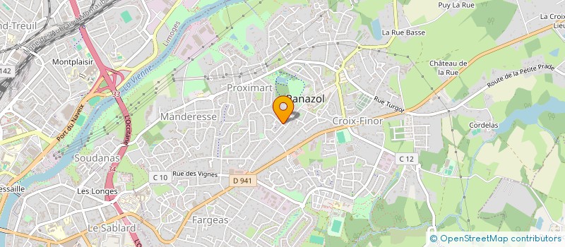 localisation de l'entreprise MONSIEUR FABRICE BESSE à PANAZOL