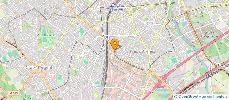 localisation de l'entreprise MONSIEUR FABRICE BESSIN à MONTPELLIER