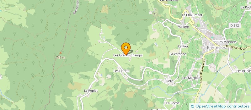 localisation de l'entreprise MONSIEUR FABRICE BESSON  PIERRECLOS