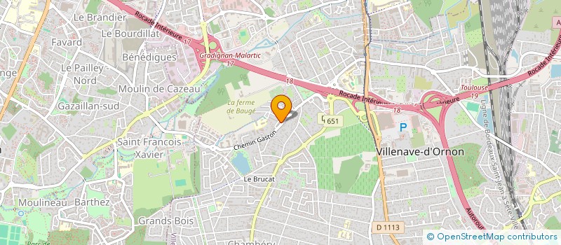 localisation de l'entreprise MONSIEUR FABRICE BEUNAT  VILLENAVE-D'ORNON