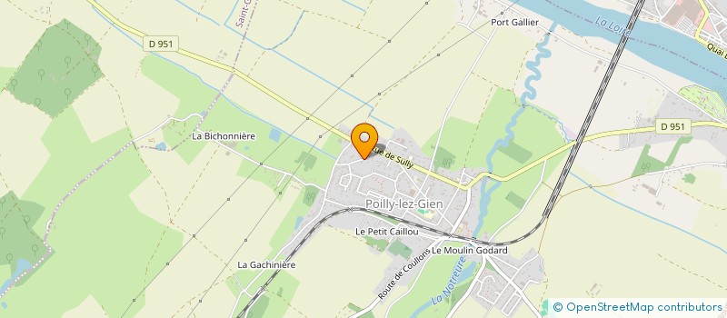localisation de l'entreprise MONSIEUR FABRICE BEZARD  POILLY-LEZ-GIEN