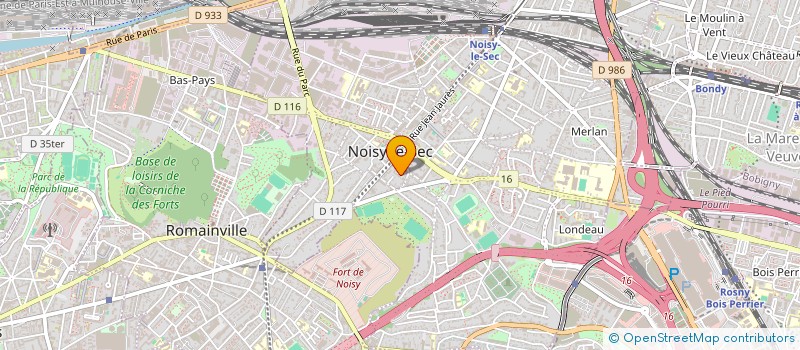 localisation de l'entreprise MONSIEUR FABRICE BIAIS à NOISY-LE-SEC