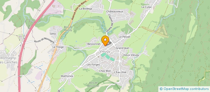 localisation de l'entreprise MONSIEUR FABRICE BIANCHIN à ANNECY