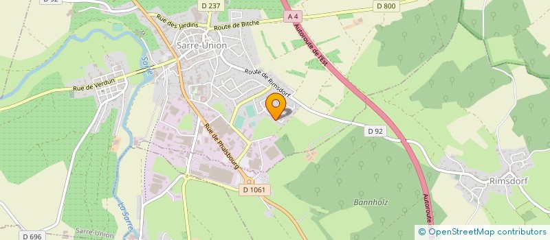 localisation de l'entreprise MONSIEUR FABRICE BIEBER  WOLFSKIRCHEN