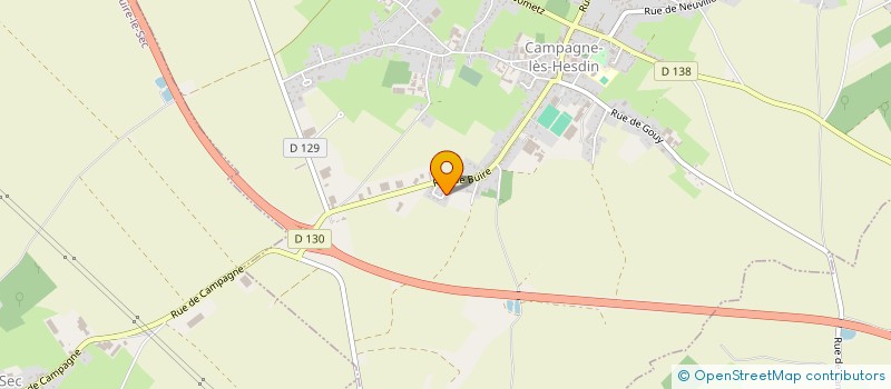 localisation de l'entreprise MONSIEUR FABRICE BIGAND  CAMPAGNE-LES-HESDIN