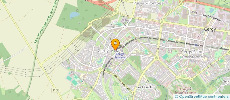 localisation de l'entreprise MONSIEUR FABRICE BILBA  CERGY