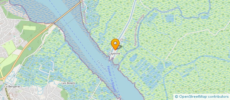 localisation de l'entreprise MONSIEUR FABRICE BILLEAU  MARENNES-HIERS-BROUAGE