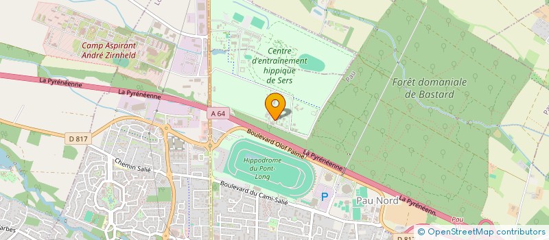 localisation de l'entreprise MONSIEUR FABRICE BILLIERES à PAU