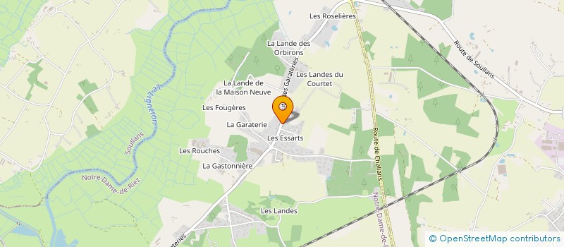localisation de l'entreprise MONSIEUR FABRICE BINDEL à NOTRE-DAME-DE-RIEZ