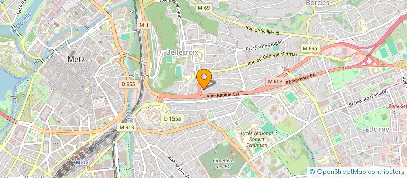 localisation de l'entreprise MONSIEUR FABRICE BISIGNANO à METZ