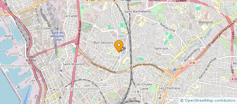localisation de l'entreprise MONSIEUR FABRICE BLANC à MARSEILLE