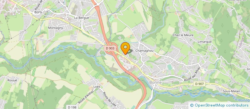 localisation de l'entreprise MONSIEUR FABRICE BLANC  BONNE