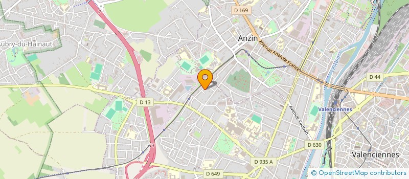 localisation de l'entreprise MONSIEUR FABRICE BLIN à VALENCIENNES