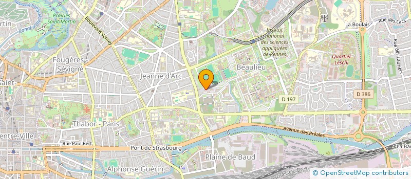 localisation de l'entreprise MONSIEUR FABRICE BLIN  RENNES