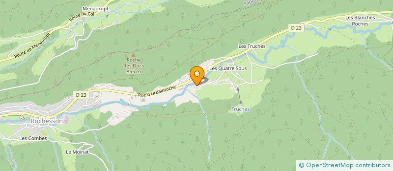 localisation de l'entreprise MONSIEUR FABRICE BLIND  ROCHESSON