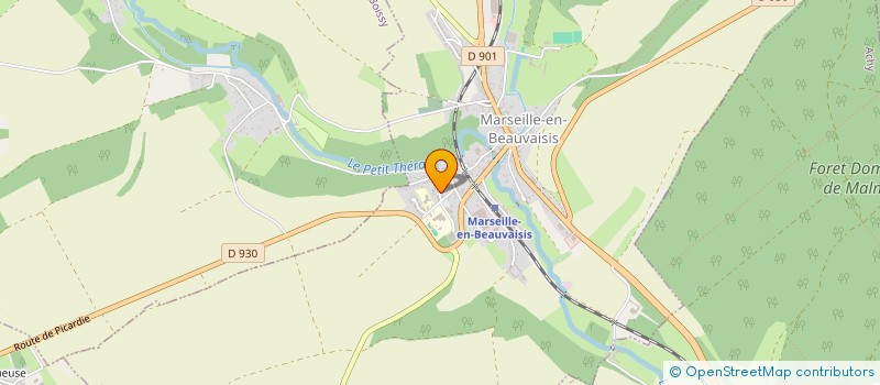 localisation de l'entreprise MONSIEUR FABRICE BLONDEAUX  MARSEILLE-EN-BEAUVAISIS
