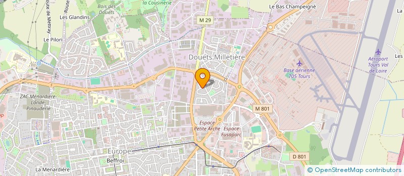localisation de l'entreprise MONSIEUR FABRICE BLONDIN à TOURS