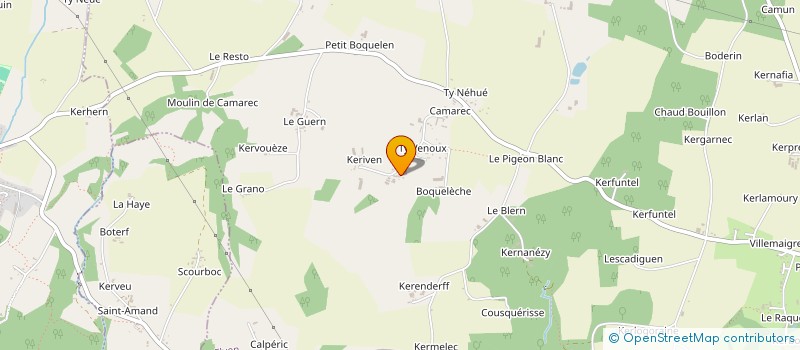 localisation de l'entreprise MONSIEUR FABRICE BOCHER  ELVEN