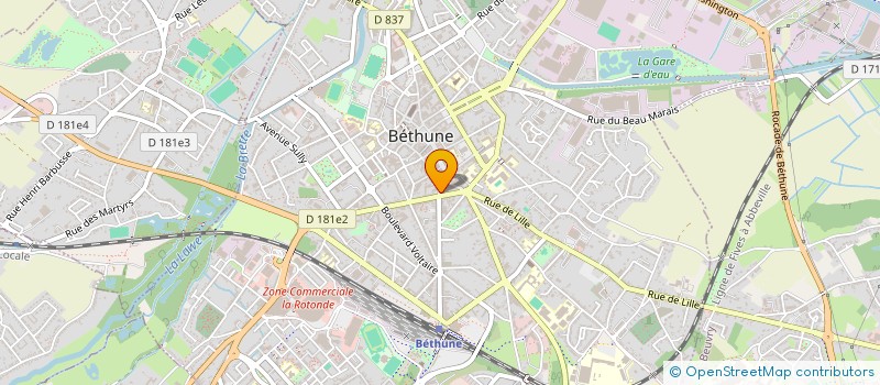 localisation de l'entreprise MONSIEUR FABRICE BOCQUET à BETHUNE