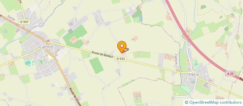 localisation de l'entreprise MONSIEUR FABRICE BODELE  CAESTRE