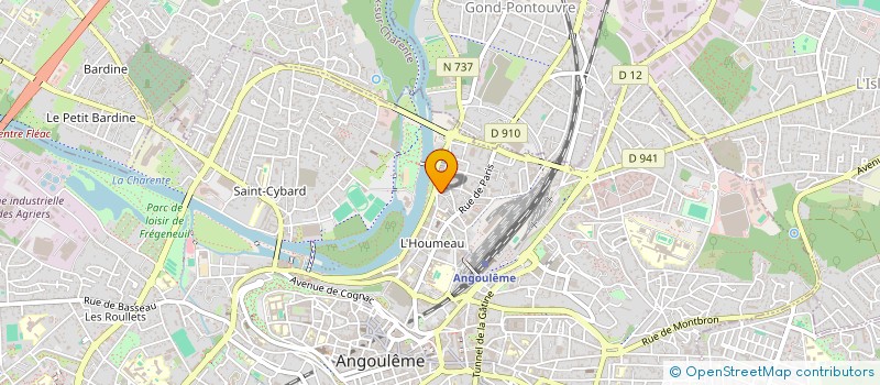 localisation de l'entreprise MONSIEUR FABRICE BODY à ANGOULEME