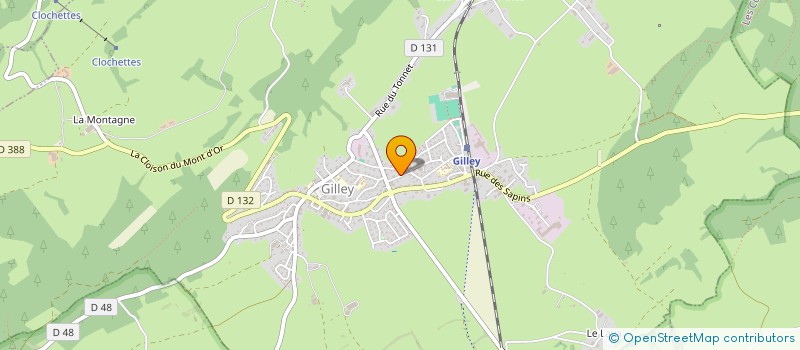 localisation de l'entreprise MONSIEUR FABRICE BOLE  GILLEY