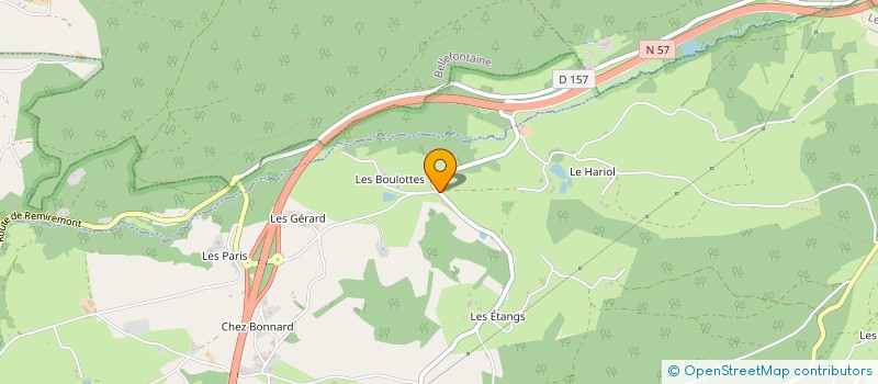 localisation de l'entreprise MONSIEUR FABRICE BOLMONT  LE VAL-D'AJOL