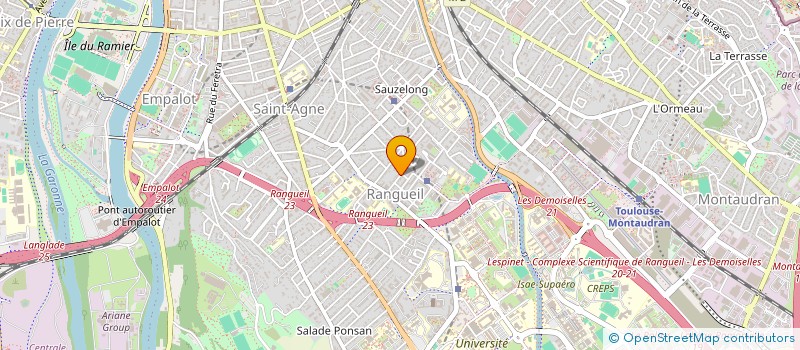 localisation de l'entreprise MONSIEUR FABRICE BONDON  TOULOUSE