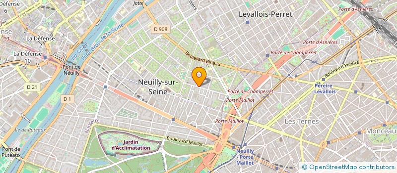 localisation de l'entreprise MONSIEUR FABRICE BONNEVILLE à NEUILLY-SUR-SEINE