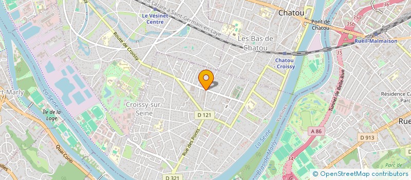 localisation de l'entreprise MONSIEUR FABRICE BONNEVILLE à CROISSY-SUR-SEINE