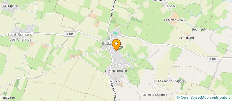 localisation de l'entreprise MONSIEUR FABRICE BONNIN  BRULAIN